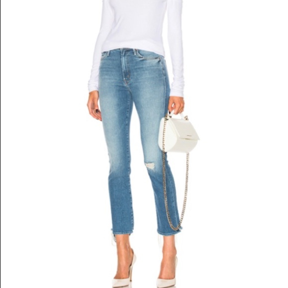 MOTHER JEANS! High Waisted Rascal Ankle 32